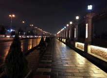 ارومیه در یک روز بارانی