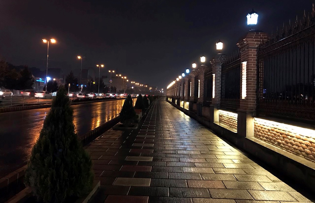ارومیه در یک روز بارانی