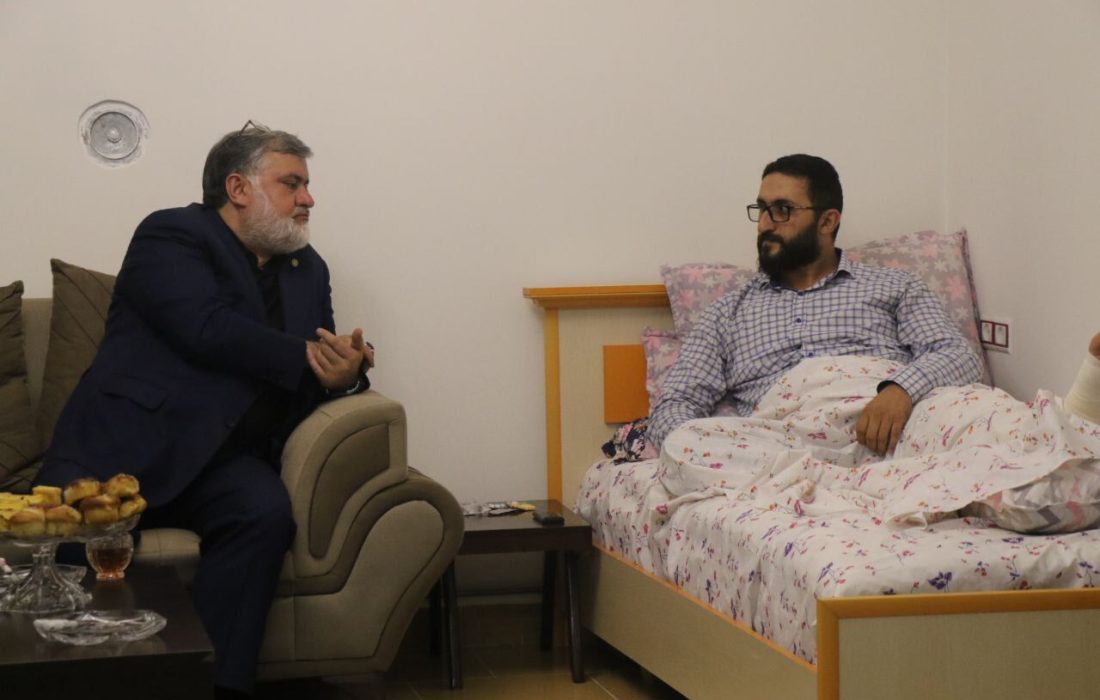 استاندار آذربایجان غربی از ماموران انتظامی مجروح حوادث اخیر عیادت کرد