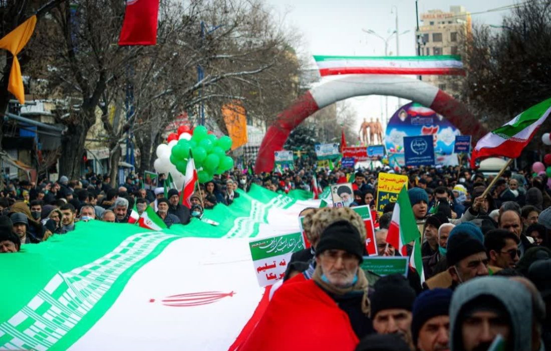 شکوه حضور مردم آذربایجانغربی در راهپیمایی ۲۲بهمن