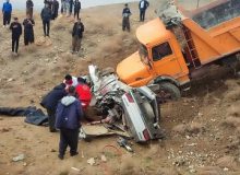 تصادف وحشتناک در محور مهاباد – ارومیه/ ۴ نفر جان باخته یا مصدوم شدند