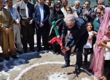کلنگ‌زنی ۵ مدرسه روستایی در منطقه سیلوانا آذربایجان غربی