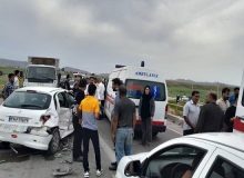 ۶ نفر بر اثر تصادف ۲ خودرو در جاده ارومیه – مهاباد مصدوم شدند
