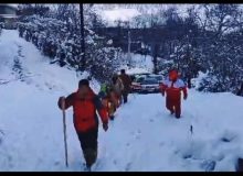 ۳ مفقودی در کوهستان مالیموس میرآباد نجات پیدا کردند