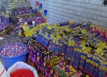 ۱۲۰ هزار عدد مواد محترقه در بوکان کشف شد