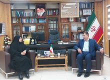 دیدار و گفتگوی مدیرکل کتابخانه‌های عمومی آذربایجان‌غربی با فرماندار شهرستان اشنویه