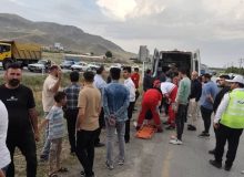 ۸ سرنشین حادثه دیده مینی بوس مسیر ارومیه- سلماس ترخیص شدند