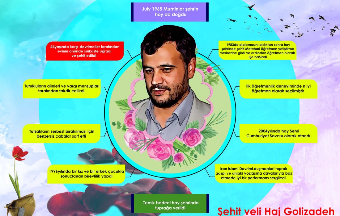 اینفوگرافی ترکی شهید ولی حاجی قلیزاده