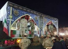 پیکر مطهر ۶ شهید مرزبانی در ارومیه تشییع شد