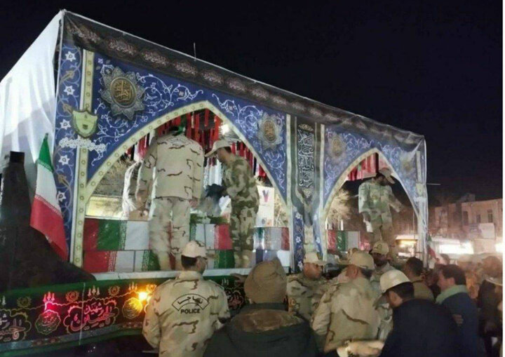پیکر مطهر ۶ شهید مرزبانی در ارومیه تشییع شد
